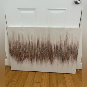 Glitter Horizon Canvas 

Dimensions: 23.5" H x 35.38" W x 1.63" D